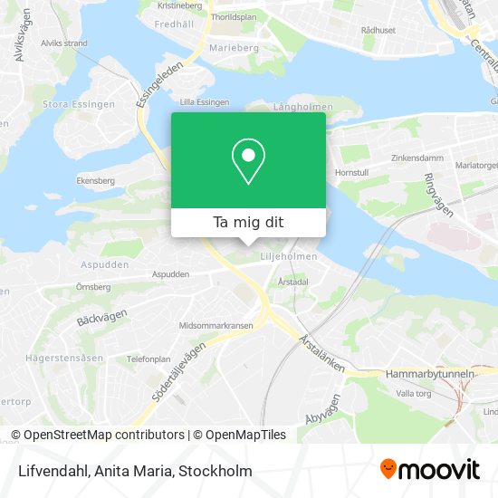 Lifvendahl, Anita Maria karta