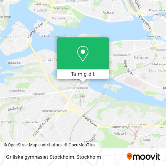 Grillska gymnasiet Stockholm karta