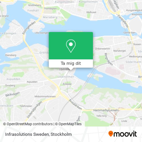 Infrasolutions Sweden karta