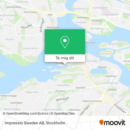 Impressio Sweden AB karta