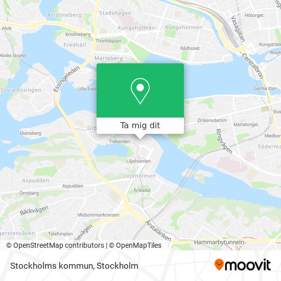 Stockholms kommun karta