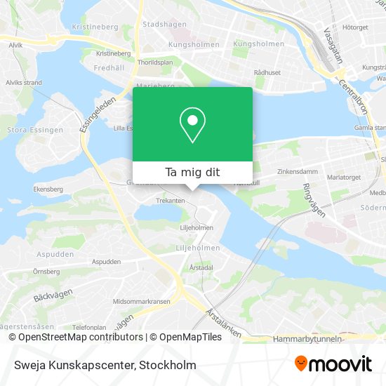 Sweja Kunskapscenter karta