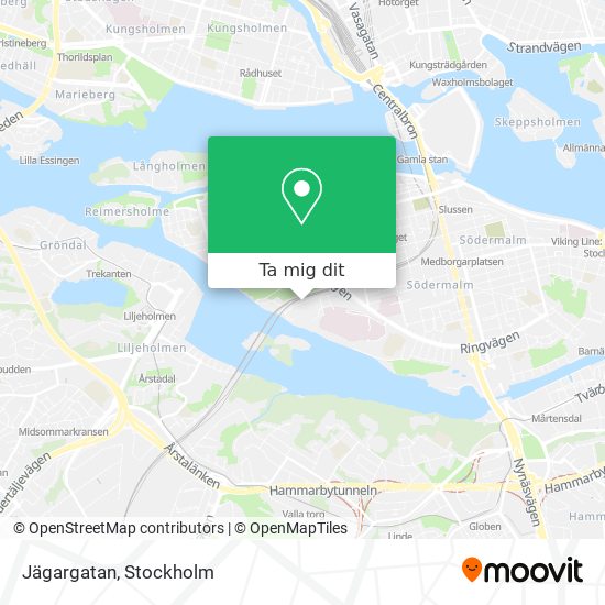 Jägargatan karta