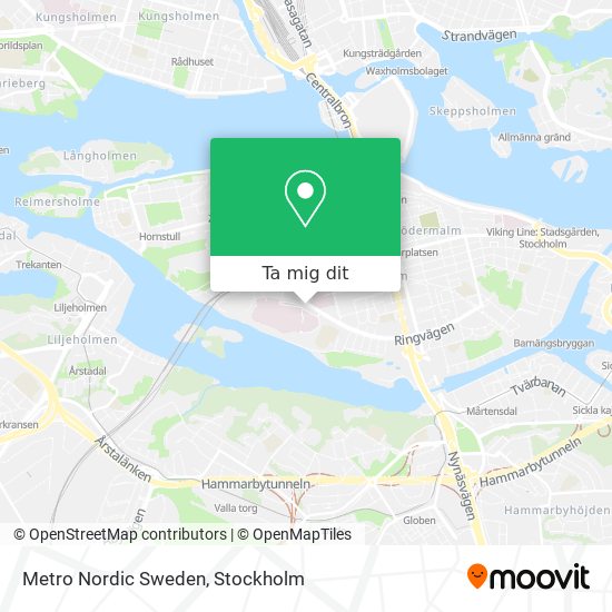 Metro Nordic Sweden karta