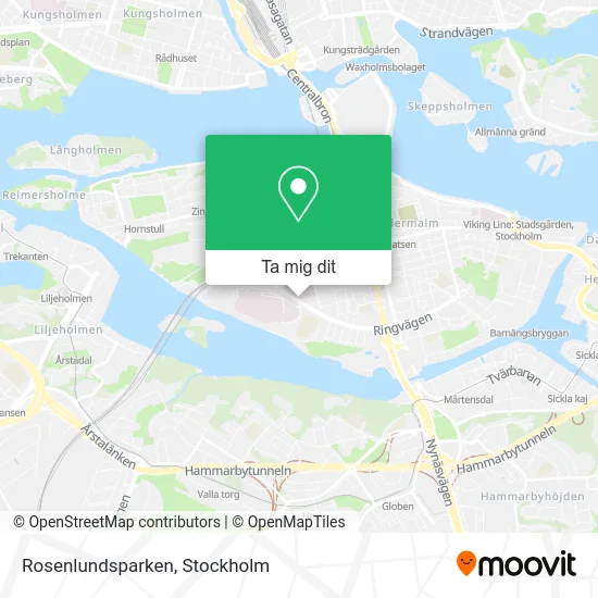 Rosenlundsparken karta