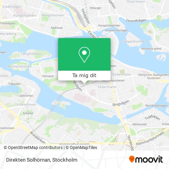 Direkten Solhörnan karta
