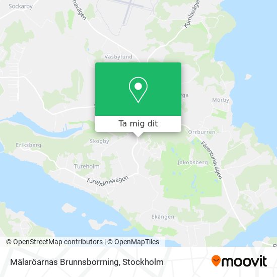 Mälaröarnas Brunnsborrning karta