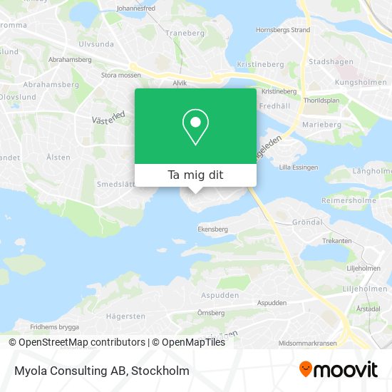 Myola Consulting AB karta