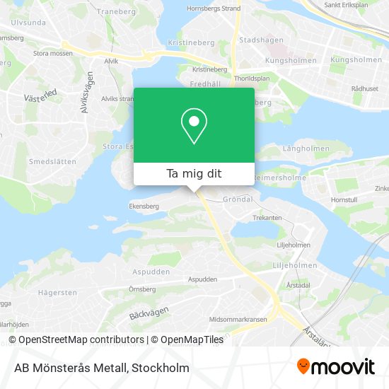 AB Mönsterås Metall karta