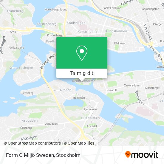 Form O Miljö Sweden karta