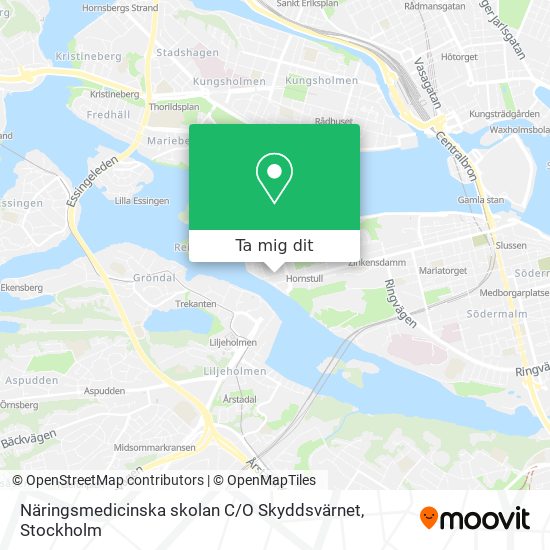 Näringsmedicinska skolan C / O Skyddsvärnet karta