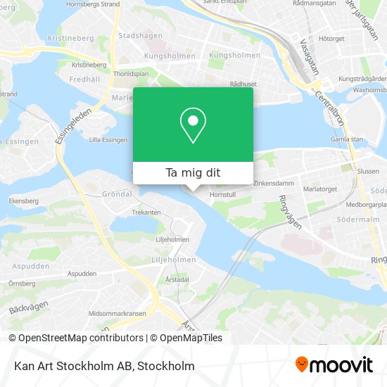 Kan Art Stockholm AB karta