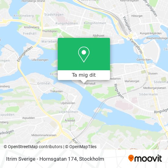 Itrim Sverige - Hornsgatan 174 karta