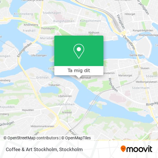 Coffee & Art Stockholm karta