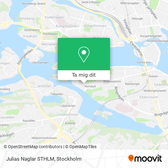 Julias Naglar STHLM karta