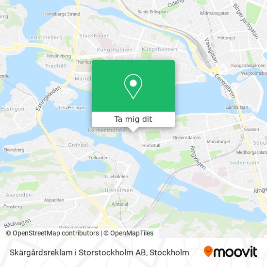 Skärgårdsreklam i Storstockholm AB karta