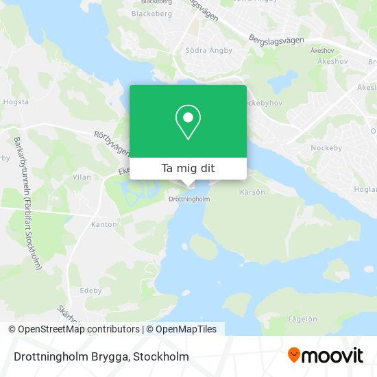 Drottningholm Brygga karta