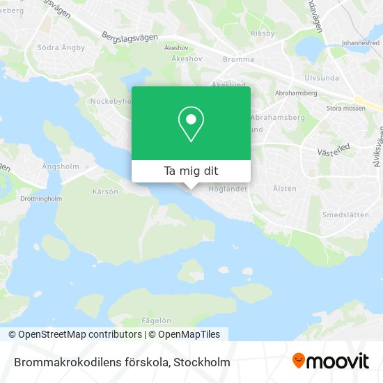 Brommakrokodilens förskola karta