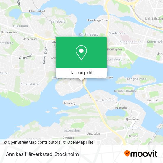 Annikas Hårverkstad karta