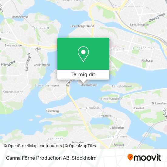 Carina Förne Production AB karta