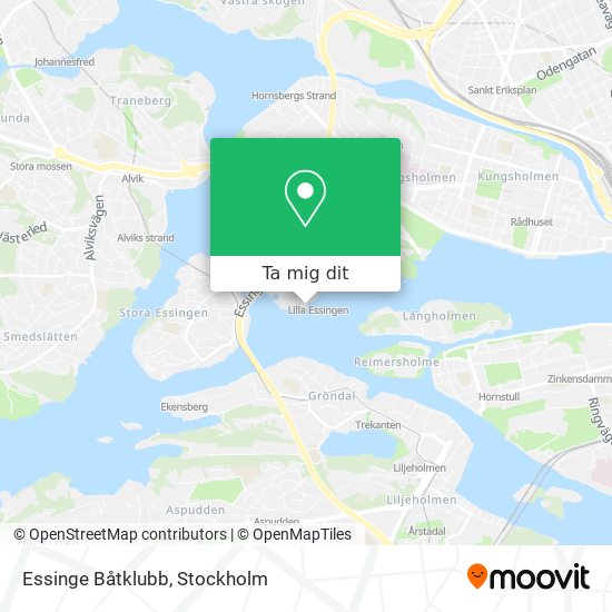 Essinge Båtklubb karta