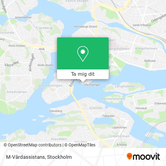 M-Vårdassistans karta