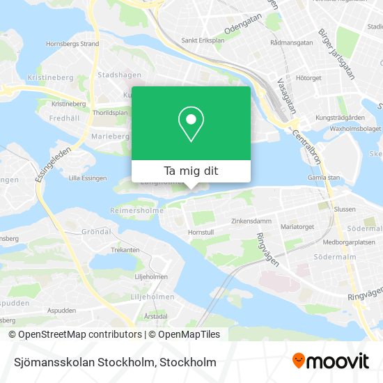 Sjömansskolan Stockholm karta