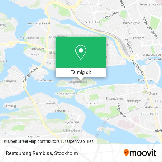 Restaurang Ramblas karta