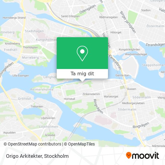 Origo Arkitekter karta