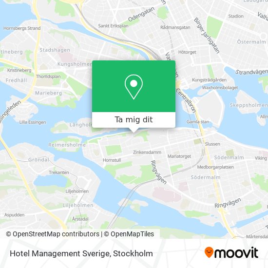 Hotel Management Sverige karta