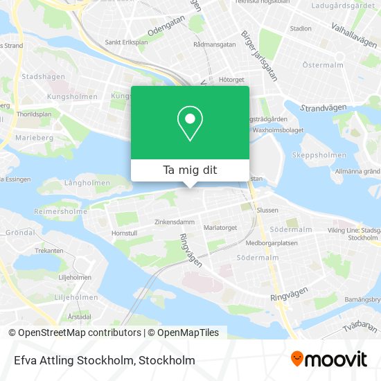 Efva Attling Stockholm karta