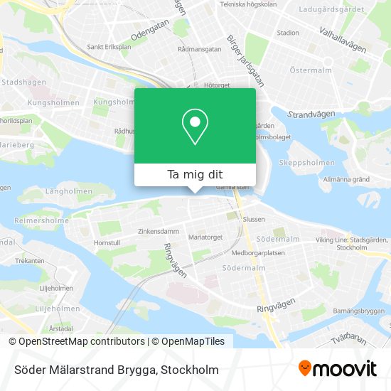 Söder Mälarstrand Brygga karta