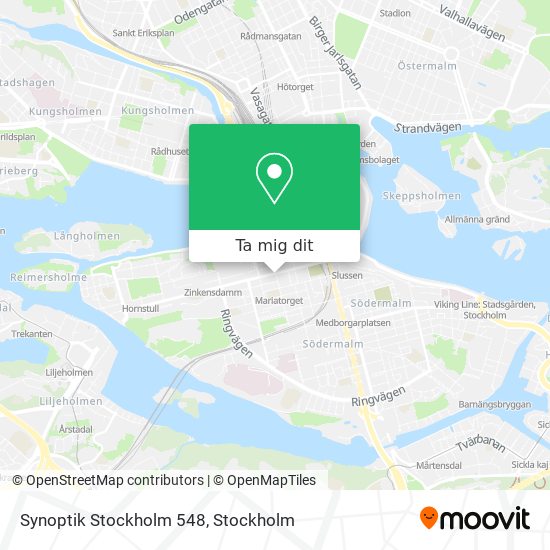 Synoptik Stockholm 548 karta