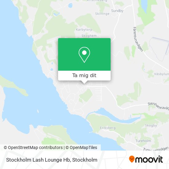Stockholm Lash Lounge Hb karta