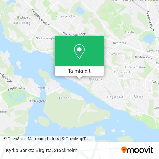 Kyrka Sankta Birgitta karta