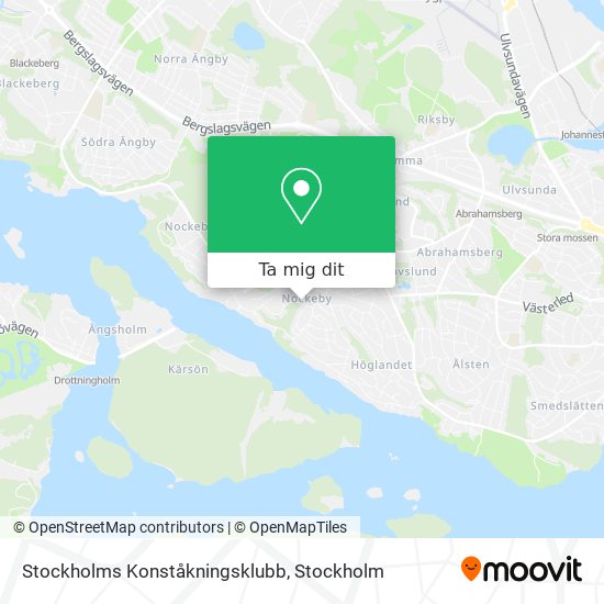 Stockholms Konståkningsklubb karta