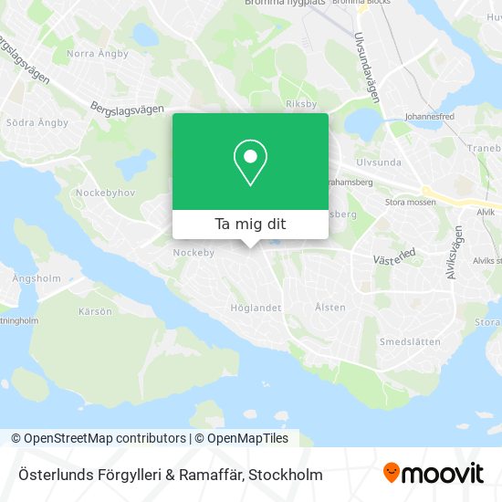 Österlunds Förgylleri & Ramaffär karta