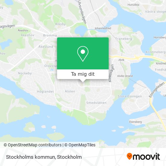 Stockholms kommun karta