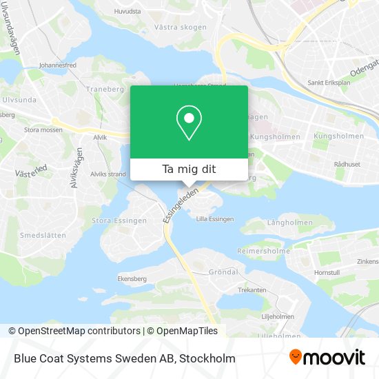 Blue Coat Systems Sweden AB karta