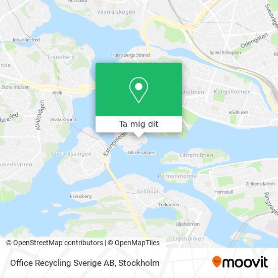 Office Recycling Sverige AB karta