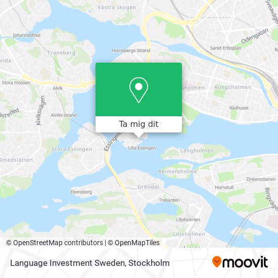 Language Investment Sweden karta