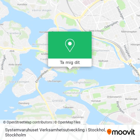 Systemvaruhuset Verksamhetsutveckling i Stockhol karta