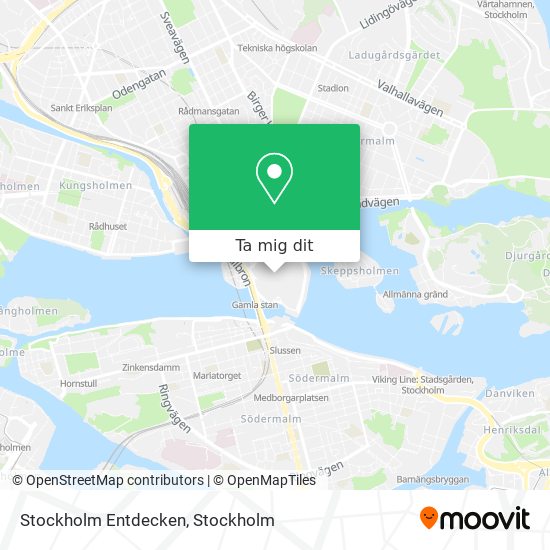 Stockholm Entdecken karta