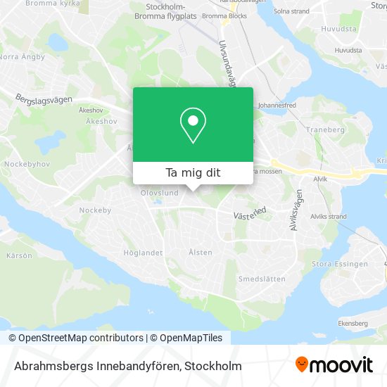 Abrahmsbergs Innebandyfören karta