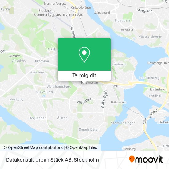 Datakonsult Urban Stäck AB karta