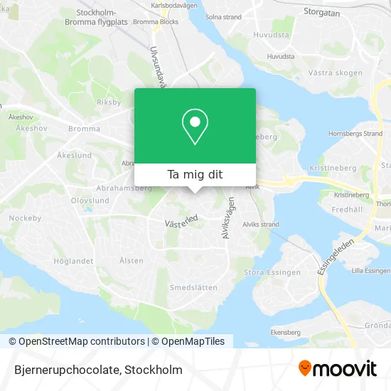 Bjernerupchocolate karta