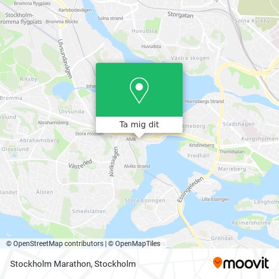 Stockholm Marathon karta