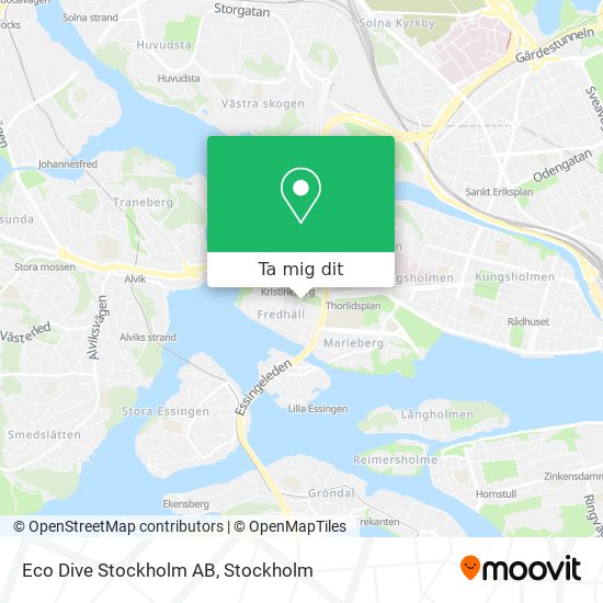 Eco Dive Stockholm AB karta