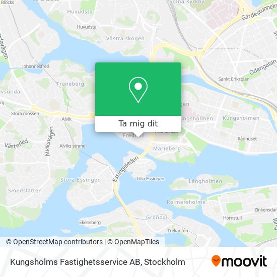 Kungsholms Fastighetsservice AB karta