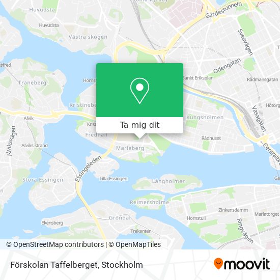 Förskolan Taffelberget karta